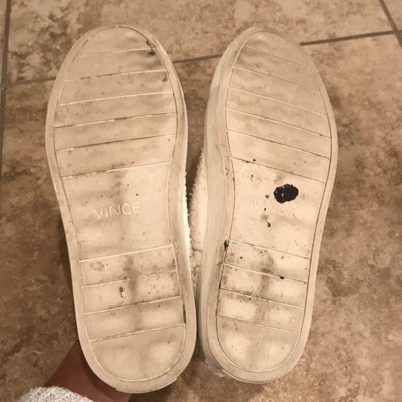 Vince White Scale Slip On Sneakers Size 6 - Picture 6 of 6